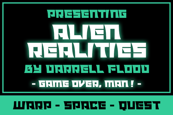 Alien Realities Font for Creative Projects