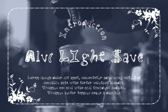 Alvi LIght Save: A Quirky Font for Creative Makers