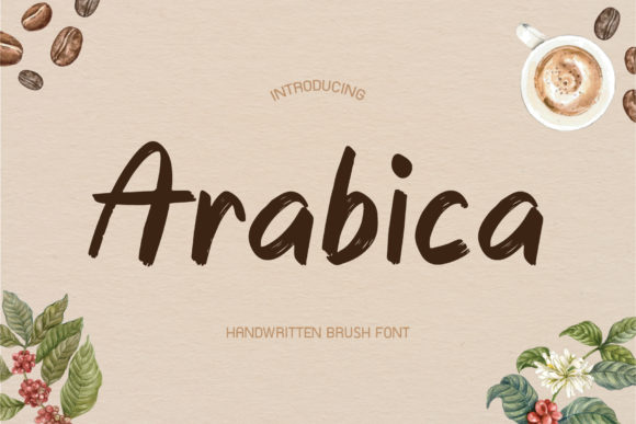 Arabica: A Handwritten Font for Editorial Magic