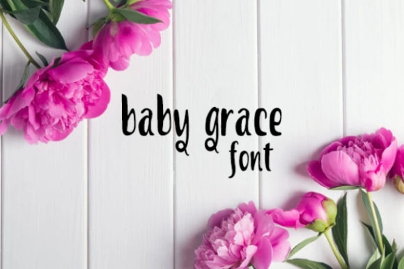 Baby Grace: A Playful Display Font for Handmade Brands