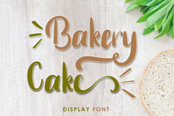 Bakery Cake Font: A Friendly, Luxe Display Typeface for Small Brands