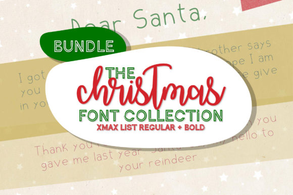 Christmas List Font for Holiday Design