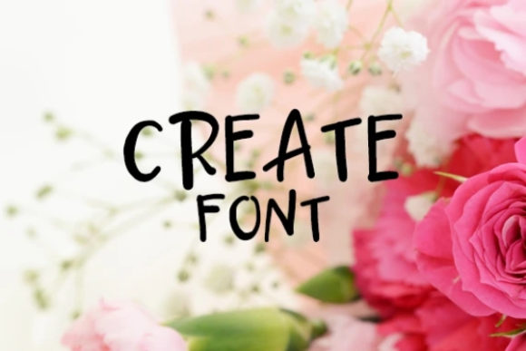 Create Font: A Display Typeface That Feels Like Home