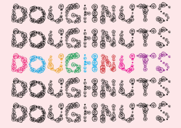 Doughnuts Font: Playful Typography for Web Design