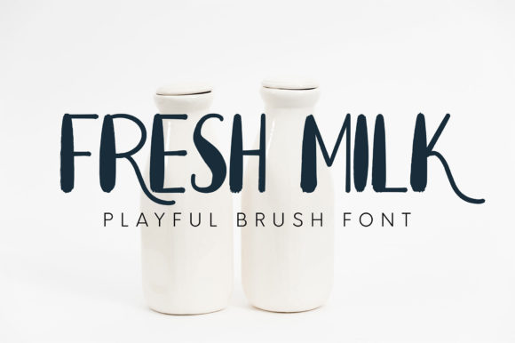 Fresh Milk: A Fresh Take on Display Fonts