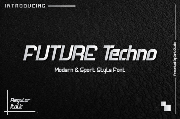 Future Techno: A Bold Display Font