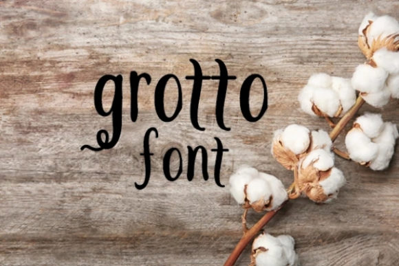 Grotto: A Bold, Earthy Display Font That Demands Space