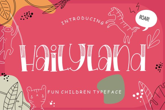 Hailyland Font: Playful & Practical