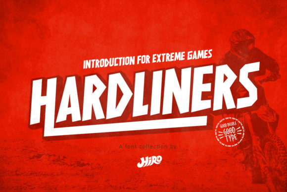 Hardliners: A Bold Display Font