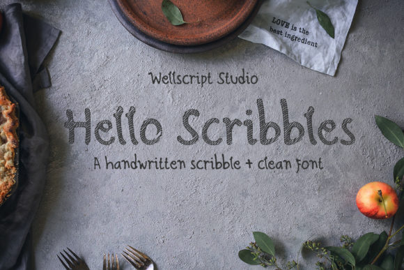 Hello Scribbles: A Playful Display Font for Editorial Charm