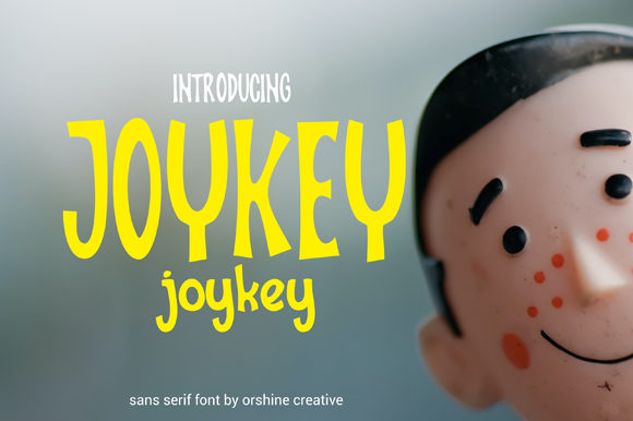 Joykey: A Friendly Display Font for Digital Branding
