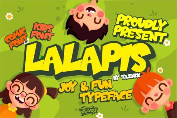 Lalapis: A Joyful Display Font for Playful Digital Branding