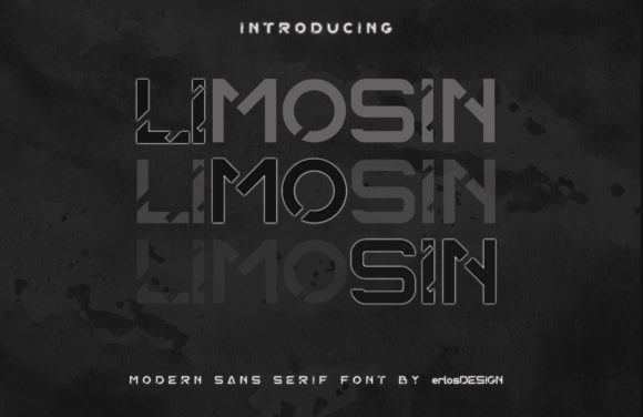 Limosin: A Bold Display Font for Digital Marketing