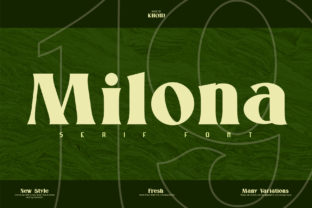 Milona: A Display Font That Makes Headlines Pop