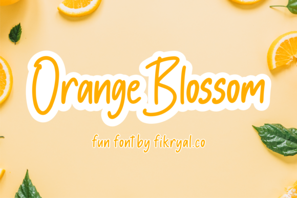 Orange Blossom Font: A Playful Display Typeface That Delivers Personality