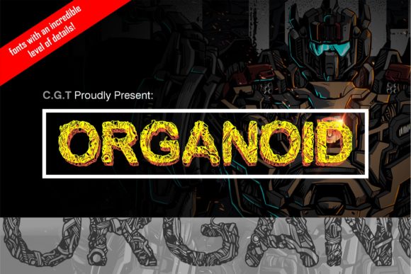 Organoid: A Bold Display Font for Designers