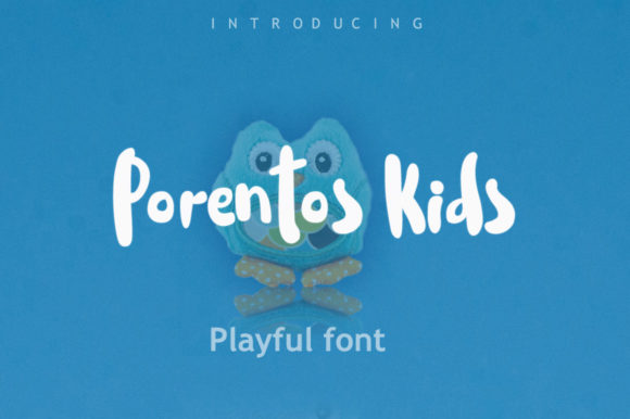 Porentos Kids: A Playful Display Font for Handmade Charm