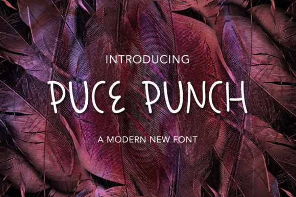 Puce Punch: A Friendly, Bouncy Handwritten Font for Real Branding