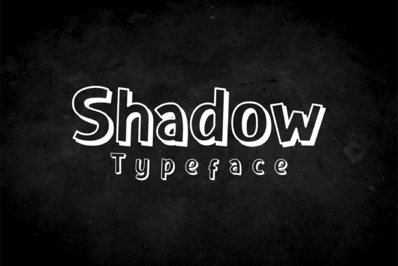 Shadow: A Bold Display Font