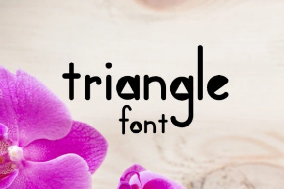 Triangle Font: A Display Typeface That Feels Like Hand-Drawn Elegance