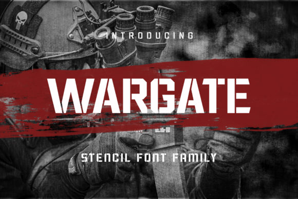 Wargate: A Bold Display Font for Editorial Impact