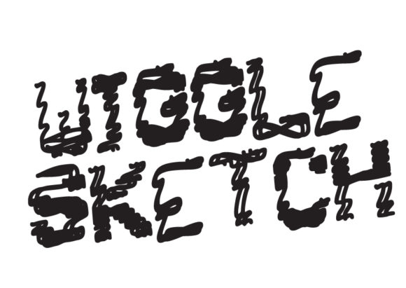 Wiggle Sketch Font for Creative Projects