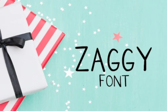 Zaggy: A Display Font for Elegant Digital Branding